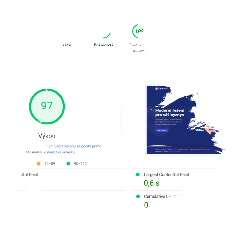 Payments Just 4 You - kontrola rychlosti