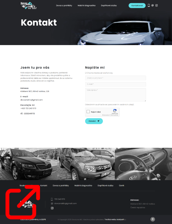 Odkaz na web