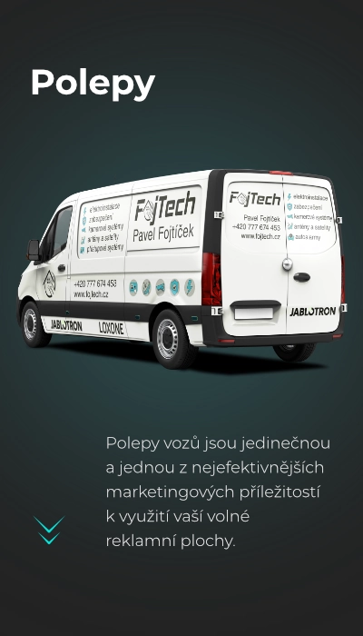 Tvorba grafického návrhu polepu aut.